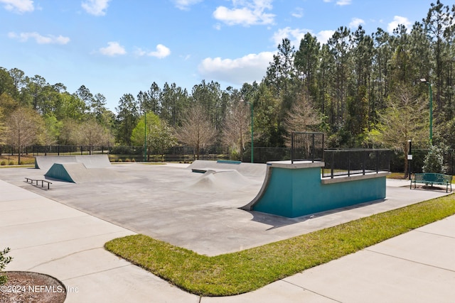 view of pool