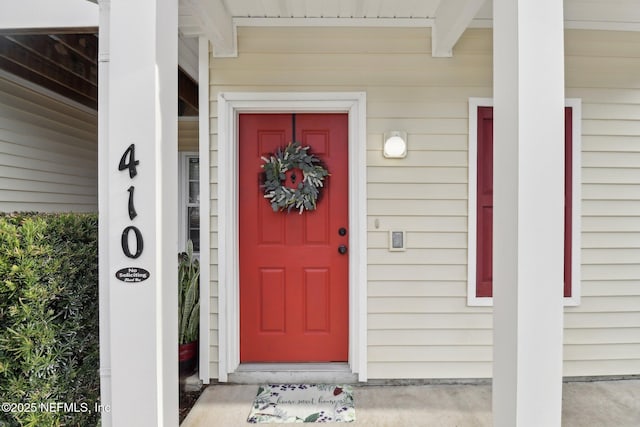 view of property entrance