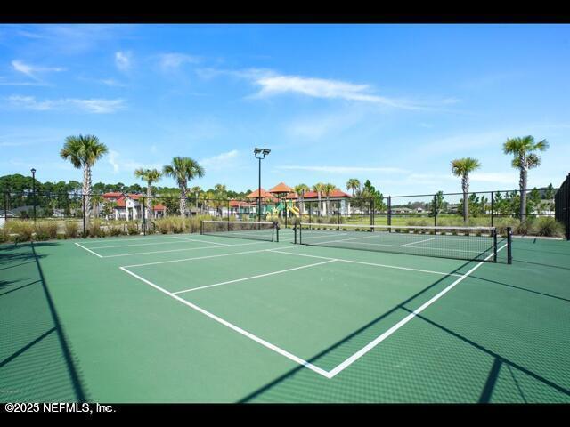 view of tennis court