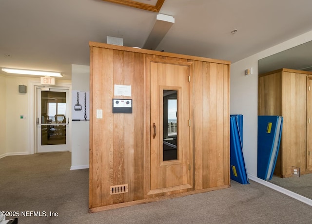 interior space with carpet