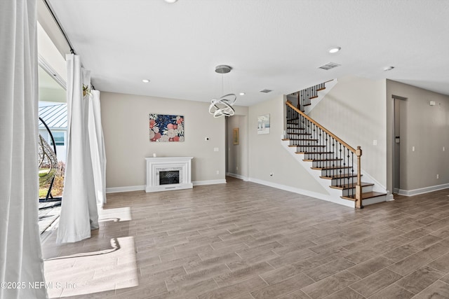 view of unfurnished living room