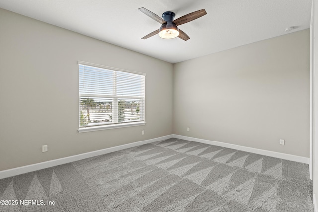 321 Marquesa Cir, Saint Johns, FL 32259 - carpeted spare room with ceiling fan, baseboards, and a smoke detector