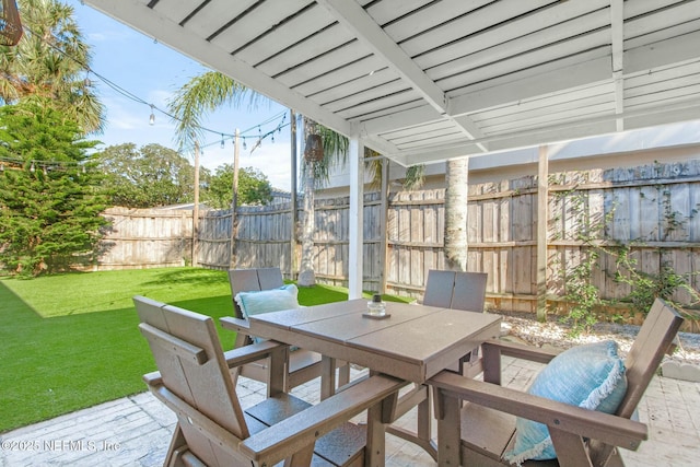 view of patio