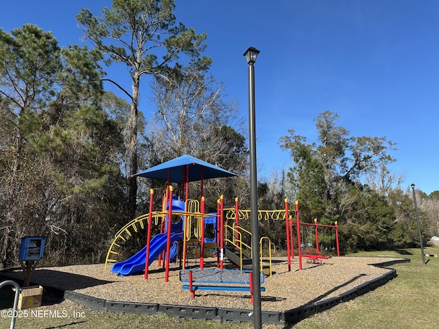 view of jungle gym