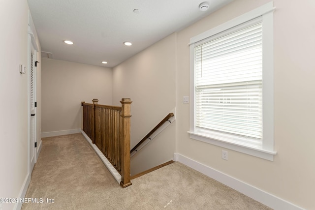 stairs with carpet