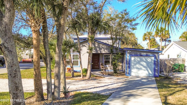 ranch-style house with a garage