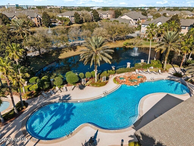 view of pool