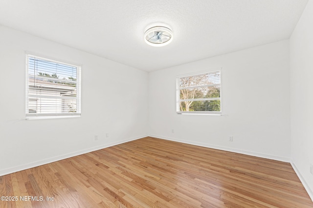 empty room featuring light hardwood / wood-style flooring