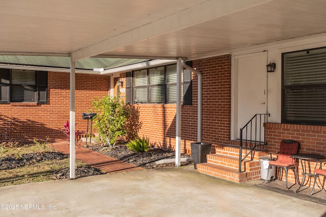 view of entrance to property