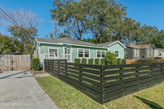 view of front of home