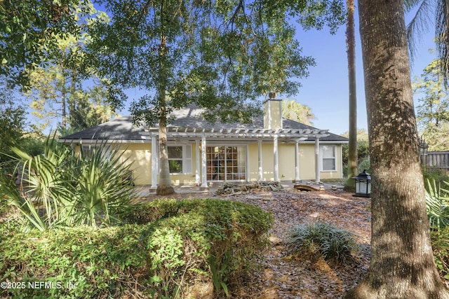 view of rear view of property