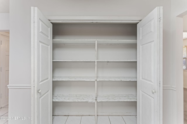 view of closet