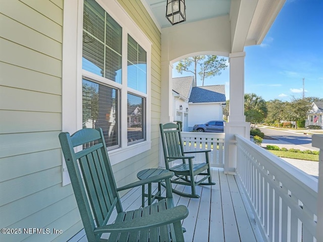 balcony with a porch