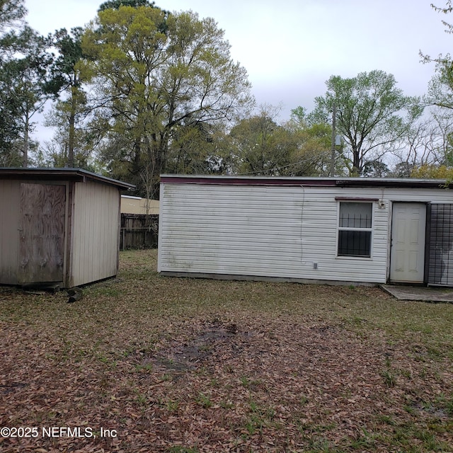 view of outbuilding