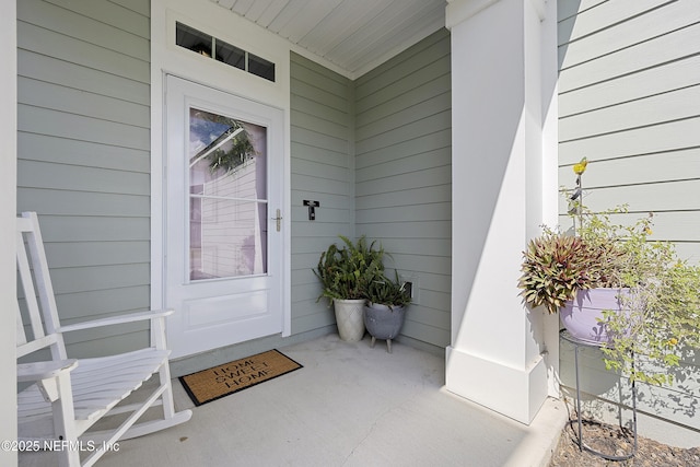 view of entrance to property