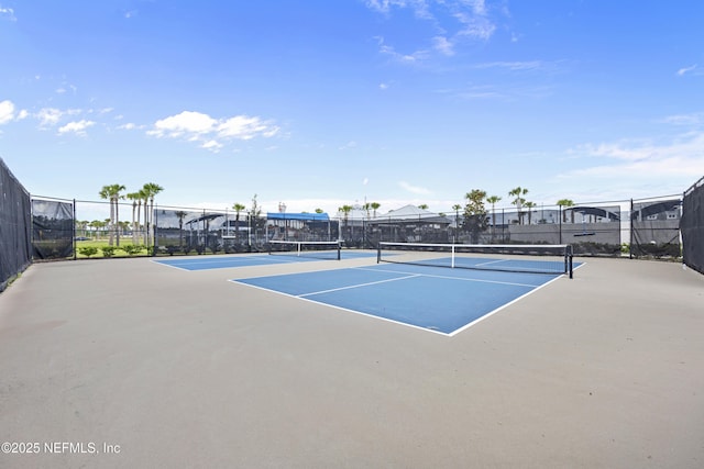 view of sport court featuring basketball court