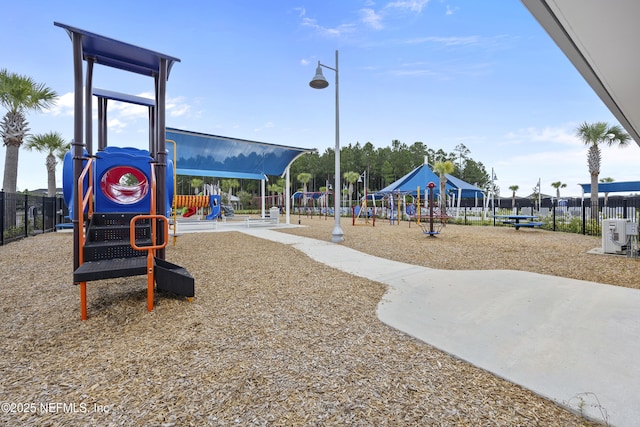 view of play area