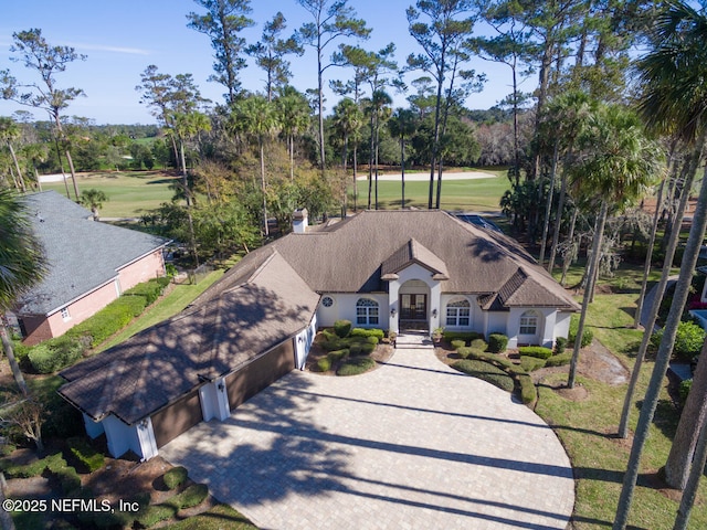 exterior space featuring a front yard