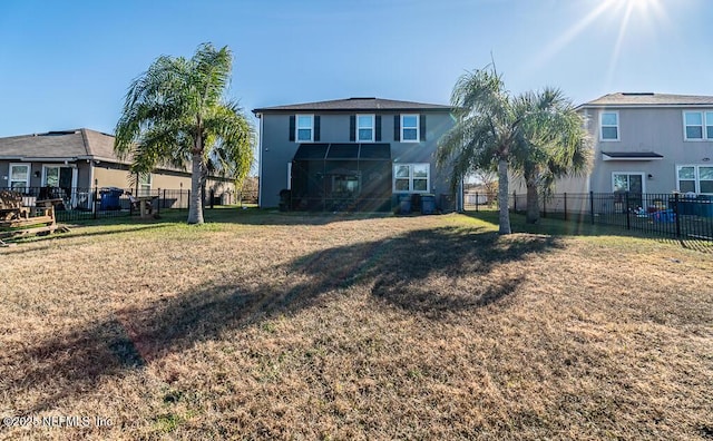 exterior space featuring a yard