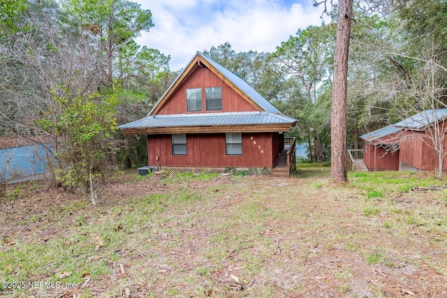 view of rear view of property