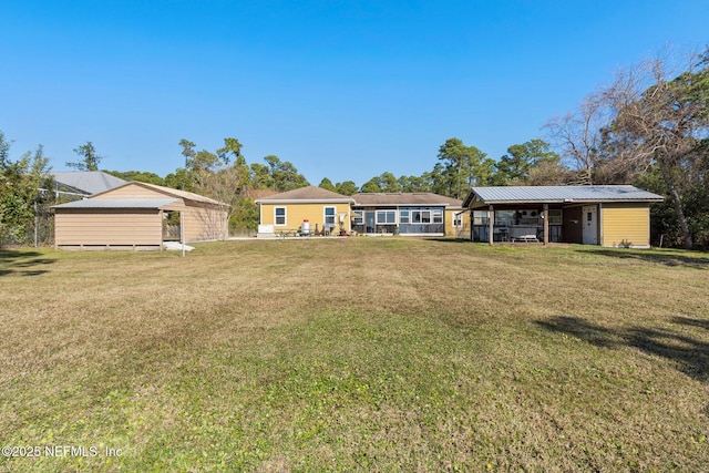 view of yard