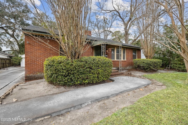 view of front of home