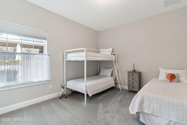 bedroom featuring carpet floors