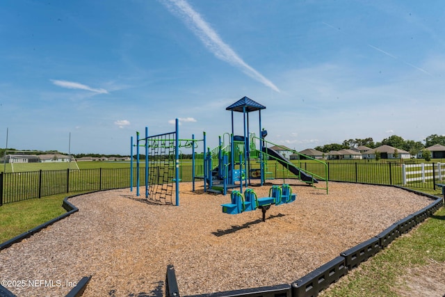 view of jungle gym