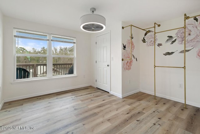 interior space featuring light hardwood / wood-style flooring