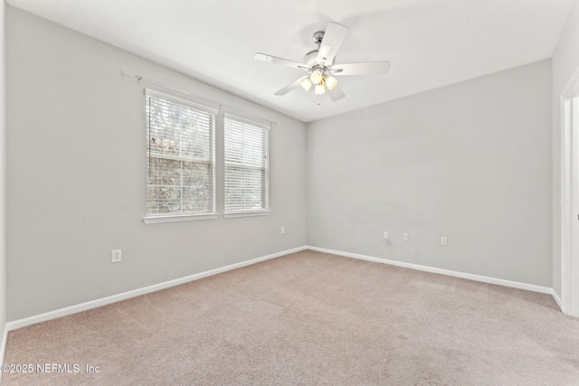 8550 Touchton Rd Unit 127, Jacksonville, FL 32216 - carpeted spare room featuring ceiling fan and baseboards
