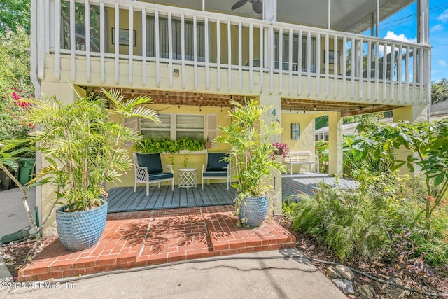 14 Ballard Ave, Saint Augustine, FL 32084 - view of patio / terrace