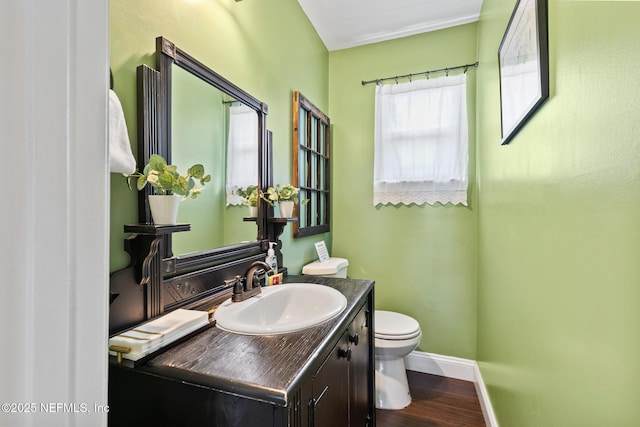 14 Ballard Ave, Saint Augustine, FL 32084 - half bath with vanity and wood finished floors