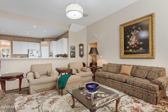 view of living room