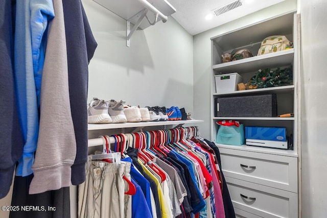 view of spacious closet