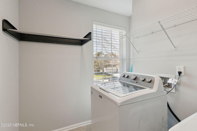 laundry room with hookup for a washing machine