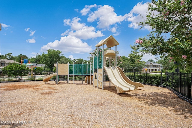 view of jungle gym