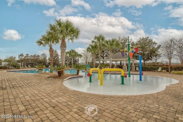 view of jungle gym