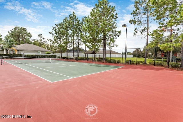 view of sport court featuring basketball court