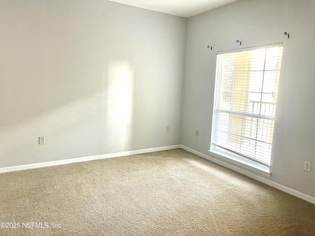 empty room with carpet flooring