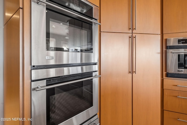 kitchen with double oven