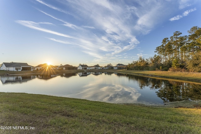 property view of water