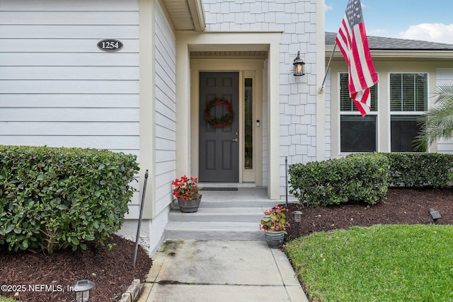 view of entrance to property