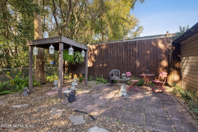 view of patio