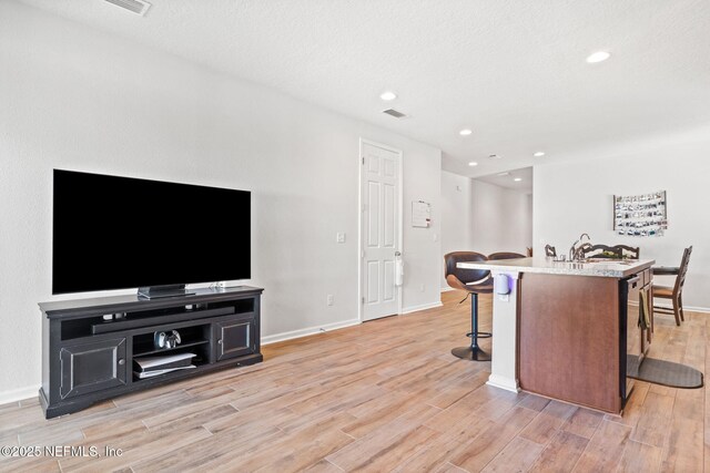 interior space featuring light hardwood / wood-style floors