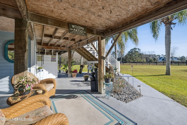 view of patio