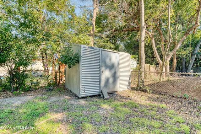 view of outbuilding