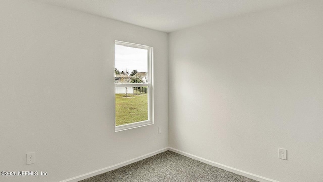 unfurnished room with carpet