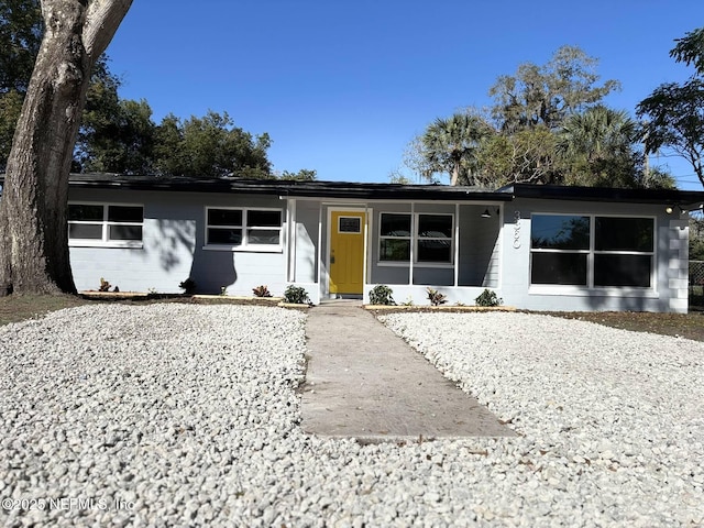 view of ranch-style house