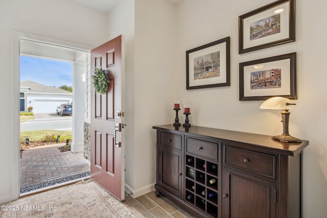 view of entrance foyer