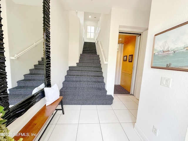 112 Laterra Links Cir Unit 201, Saint Augustine, FL 32092 - stairs featuring tile patterned floors
